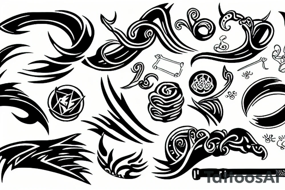 symbol for air element tattoo idea