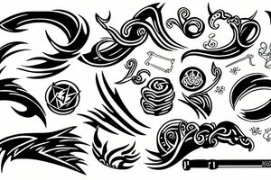 symbol for air element tattoo idea