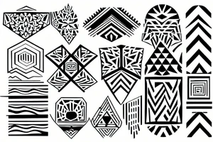 Zigzag tattoo idea
