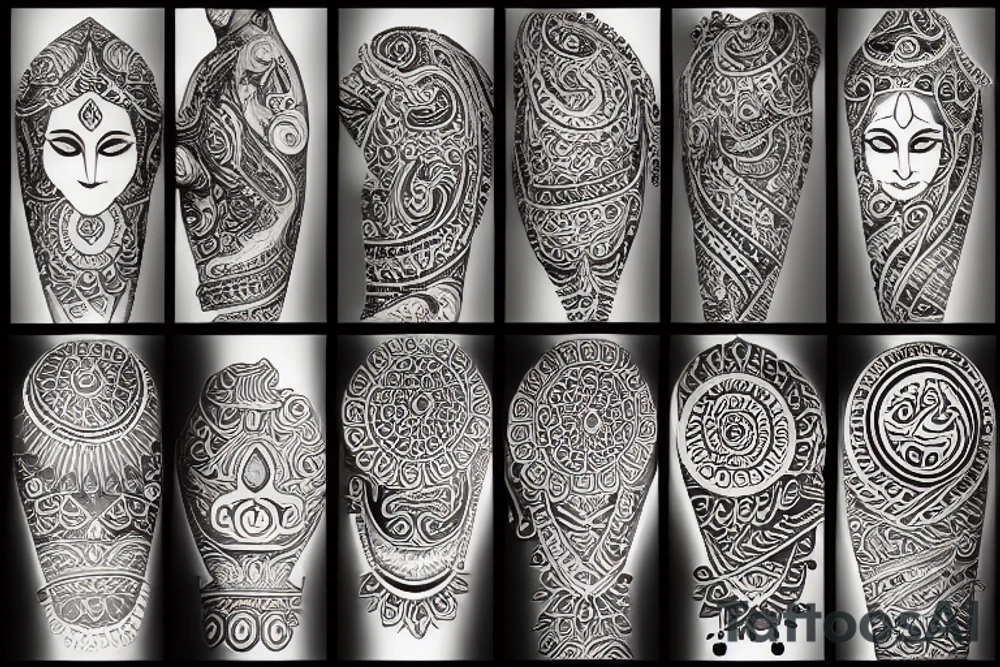 Om hindu tattoo idea