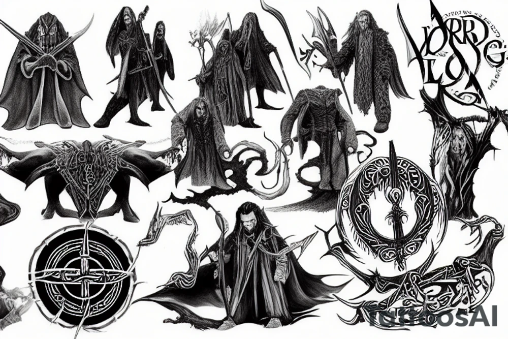 lord of the rings tattoo idea
