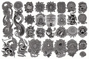 Om hindu tattoo idea