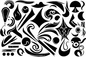 symbol for air element tattoo idea