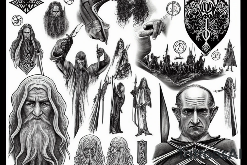 lord of the rings tattoo idea
