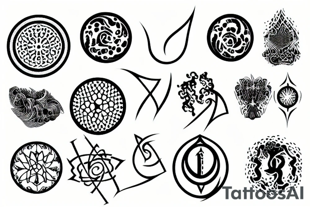 symbol for air element tattoo idea