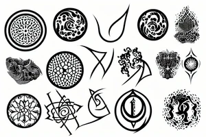 symbol for air element tattoo idea