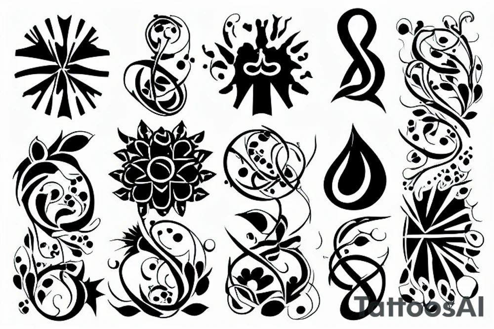 symbol for air element tattoo idea