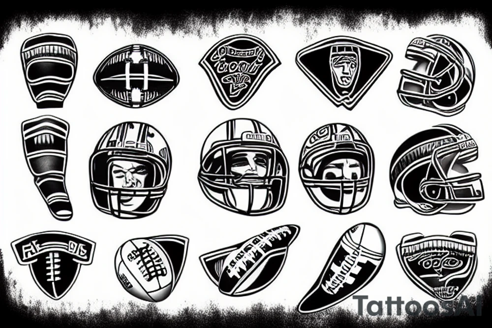 Football tattoo idea