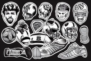 Football tattoo idea