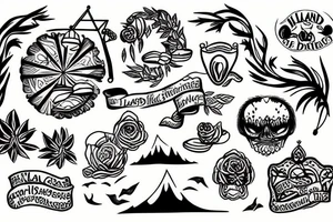 Island tattoo idea
