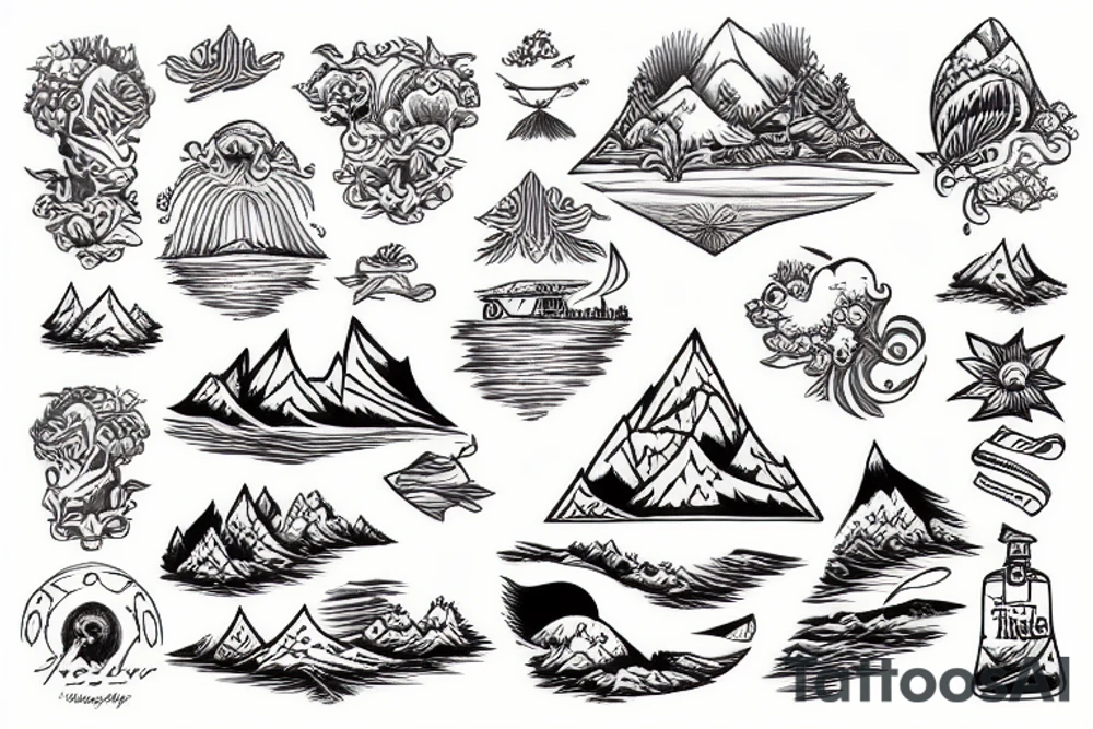 Island tattoo idea
