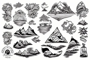 Island tattoo idea