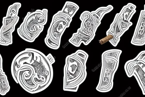 cigar smoking money with top hat tattoo idea