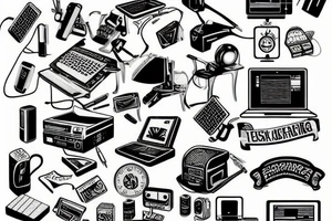 computer hacking tattoo idea