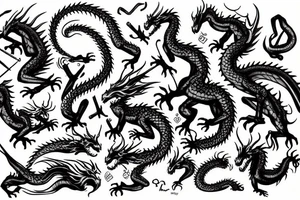 Dragon tattoo idea