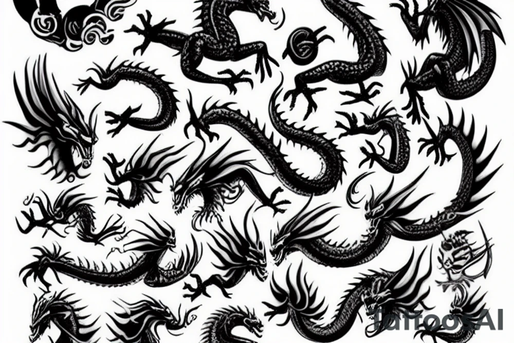 Dragon tattoo idea