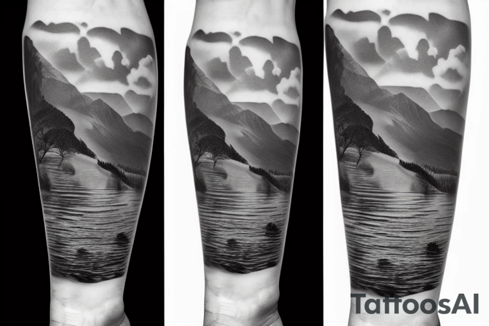 walking in the Lake District striding edge tall athletic woman short hair tattoo idea