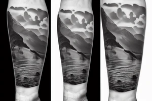 walking in the Lake District striding edge tall athletic woman short hair tattoo idea