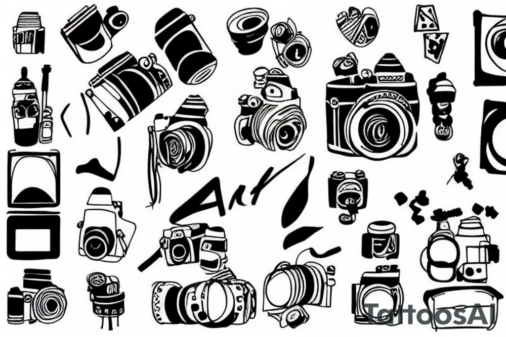 photography tattoo idea