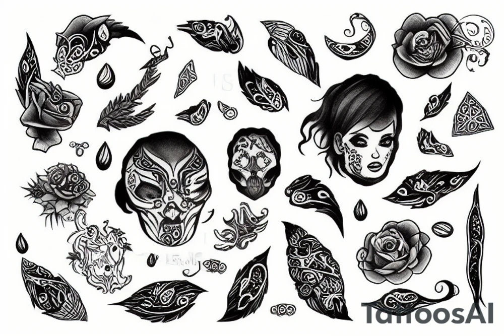 Gobustan images tattoo idea