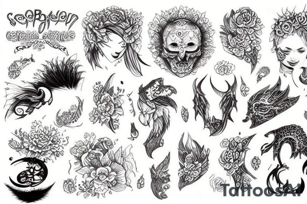 Gobustan images tattoo idea