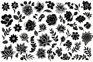flower tattoo idea