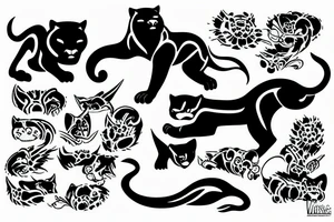 Panthers tattoo idea