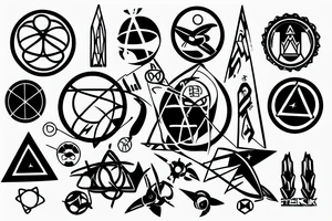 Start trek science badge tattoo idea