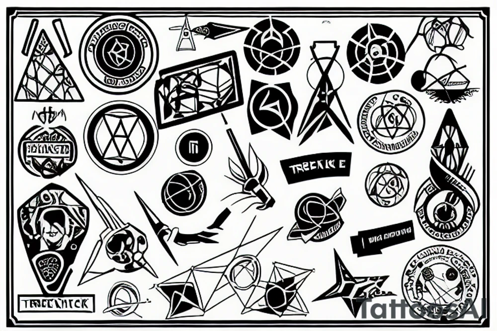 Start trek science badge tattoo idea