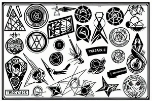 Start trek science badge tattoo idea