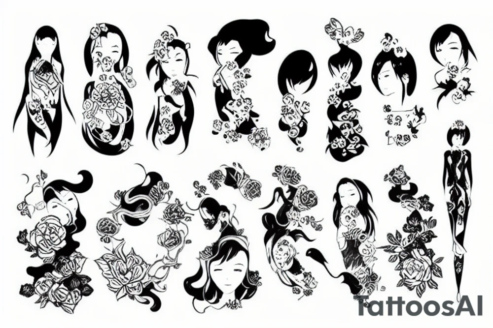 Women tattoo idea