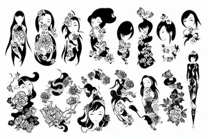 Women tattoo idea