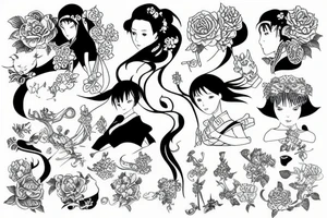 Women tattoo idea