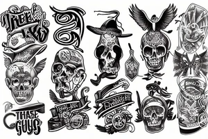 three guys tattoo idea