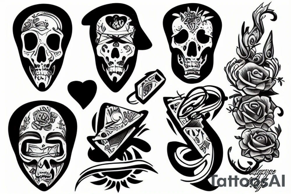 three guys tattoo idea