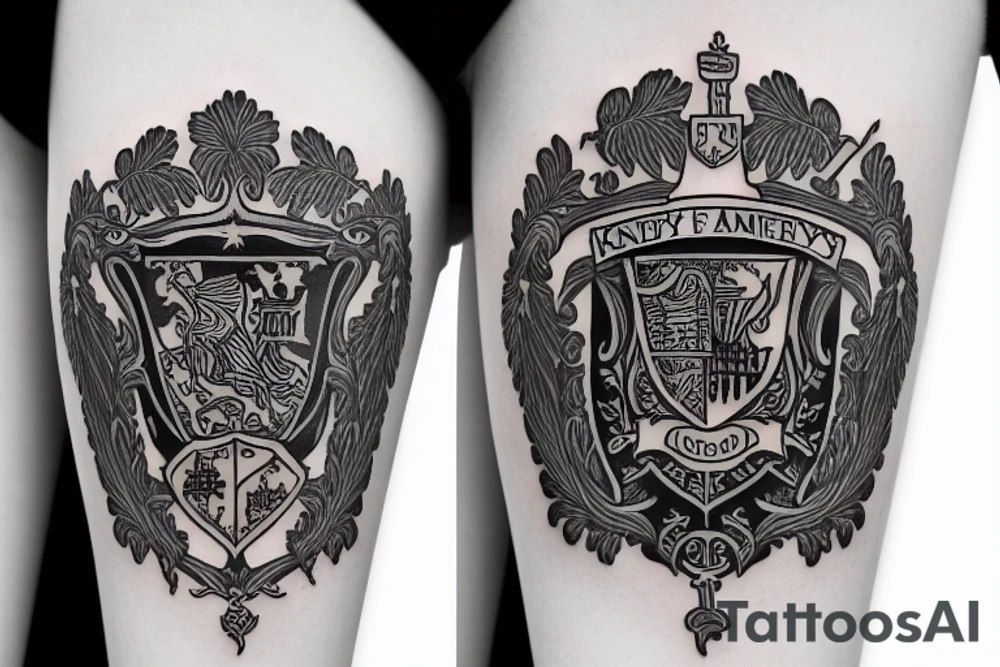 kennedy family coat of arms tattoo idea