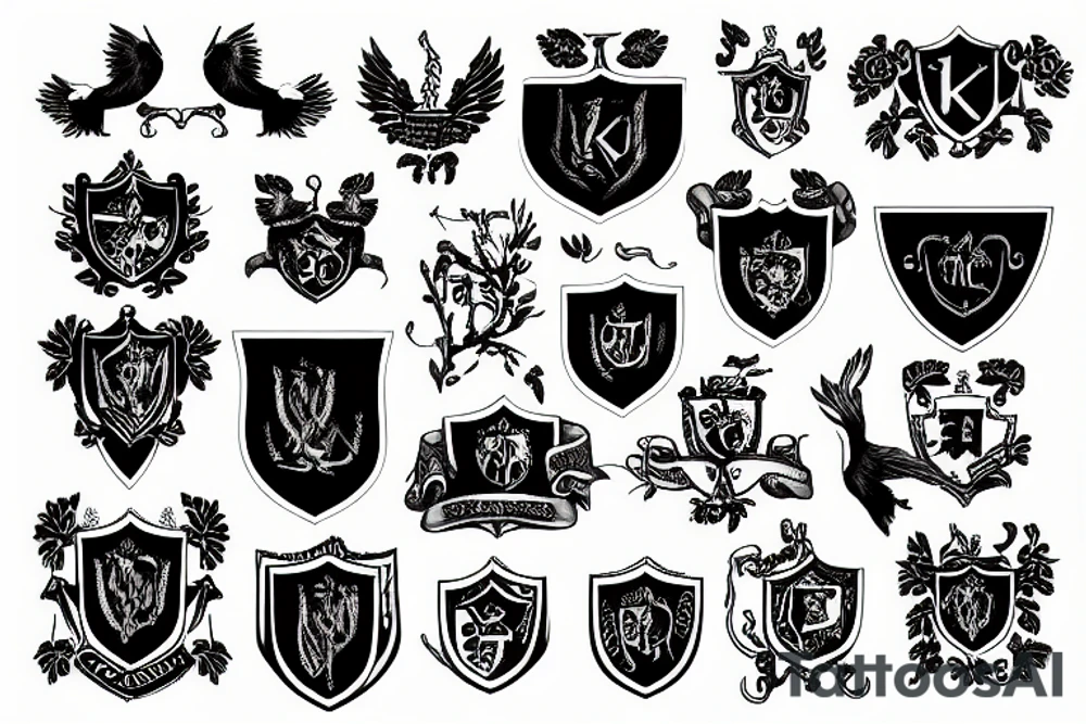 kennedy family coat of arms tattoo idea