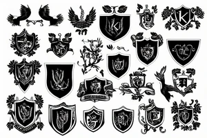 kennedy family coat of arms tattoo idea