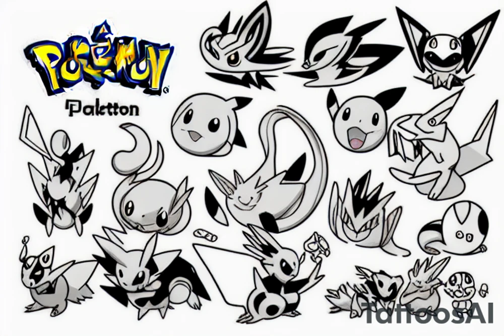 pokemon tattoo idea