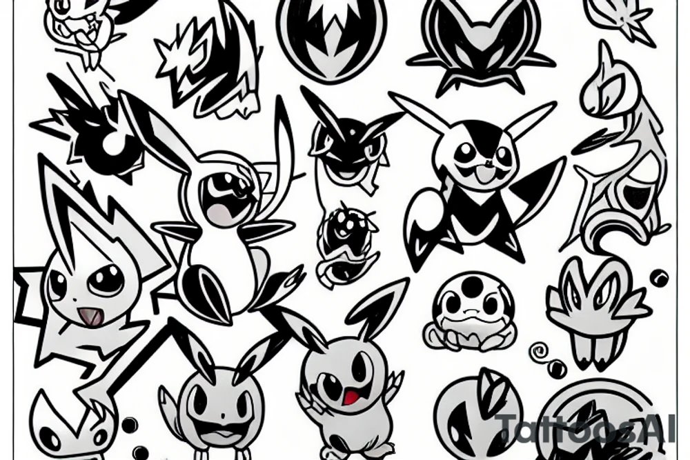 pokemon tattoo idea