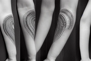 tribal simple minimal small abstract tattoo idea