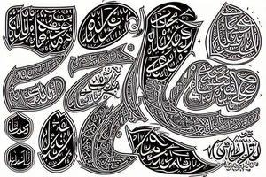 Allah tattoo idea