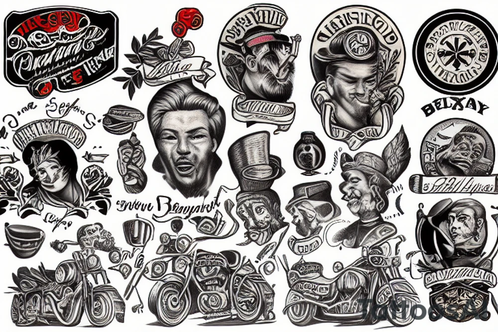 Belgian guy tattoo idea