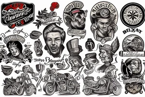 Belgian guy tattoo idea