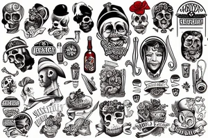 Belgian guy tattoo idea