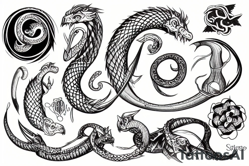 ouroboros tattoo idea