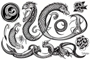 ouroboros tattoo idea