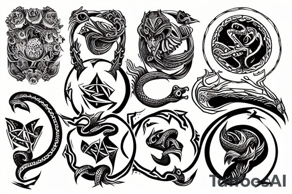 ouroboros tattoo idea