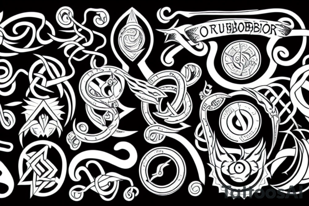 ouroboros tattoo idea