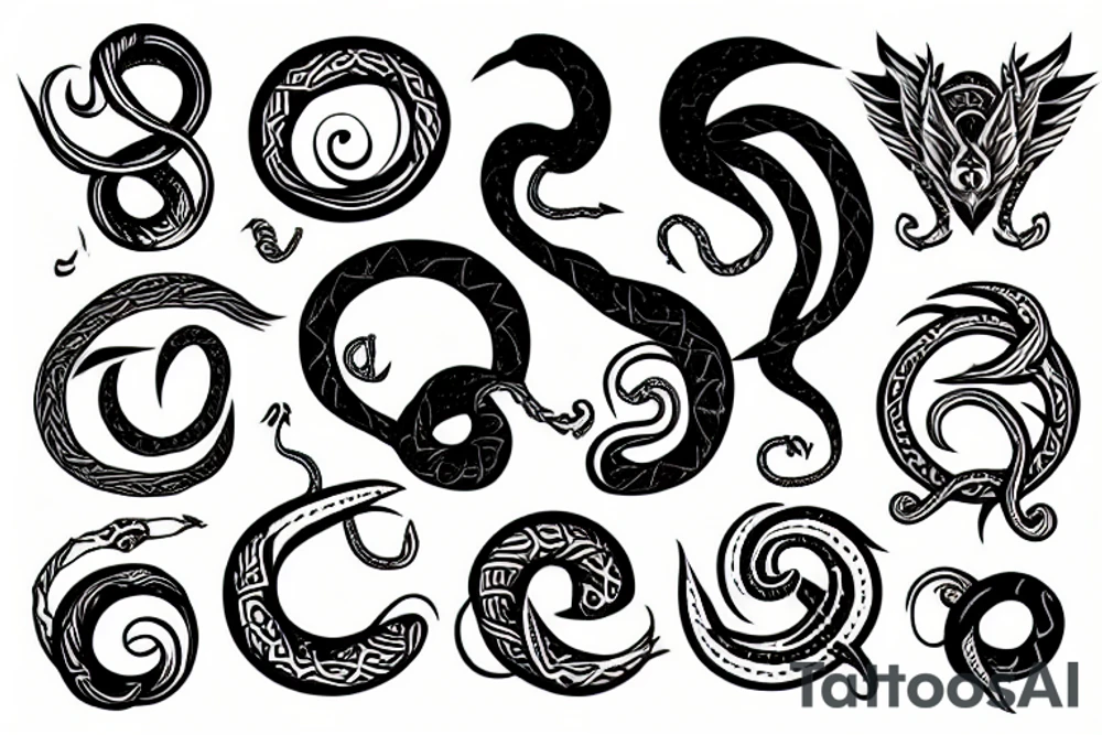 ouroboros tattoo idea